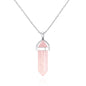 Rose Quartz Genuine Gemstone Necklace