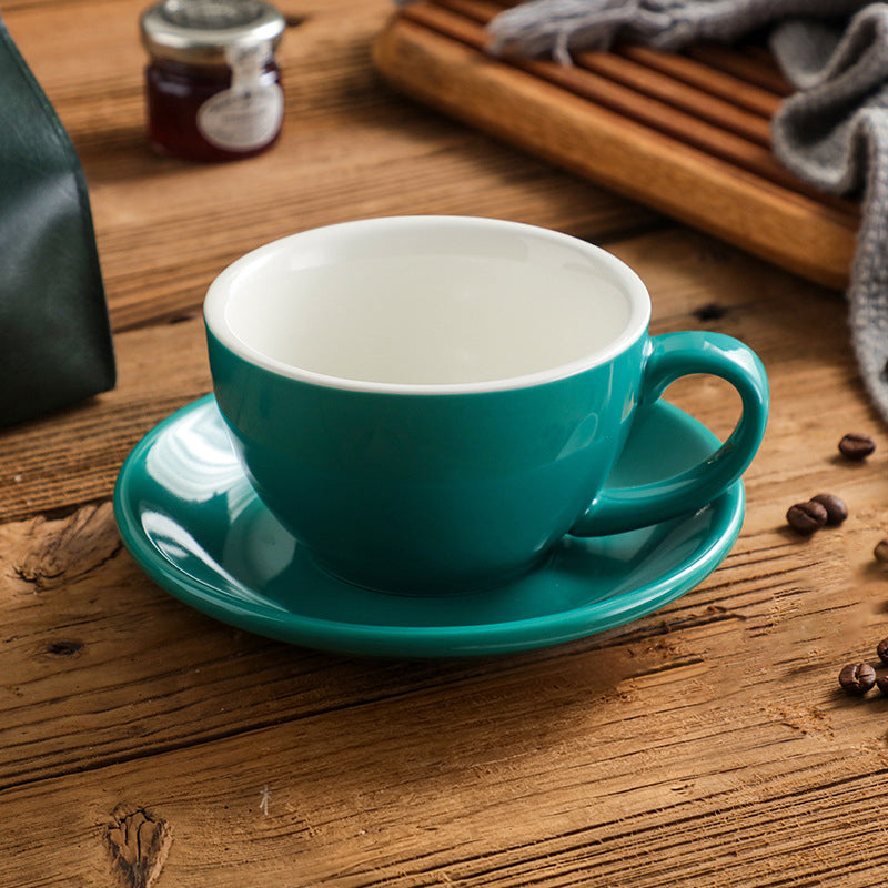 Nordic Minimalist Ceramic Coffee Cup Set – 300ml