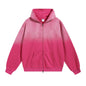 Unisex Washed Vintage Cardigan hoodies