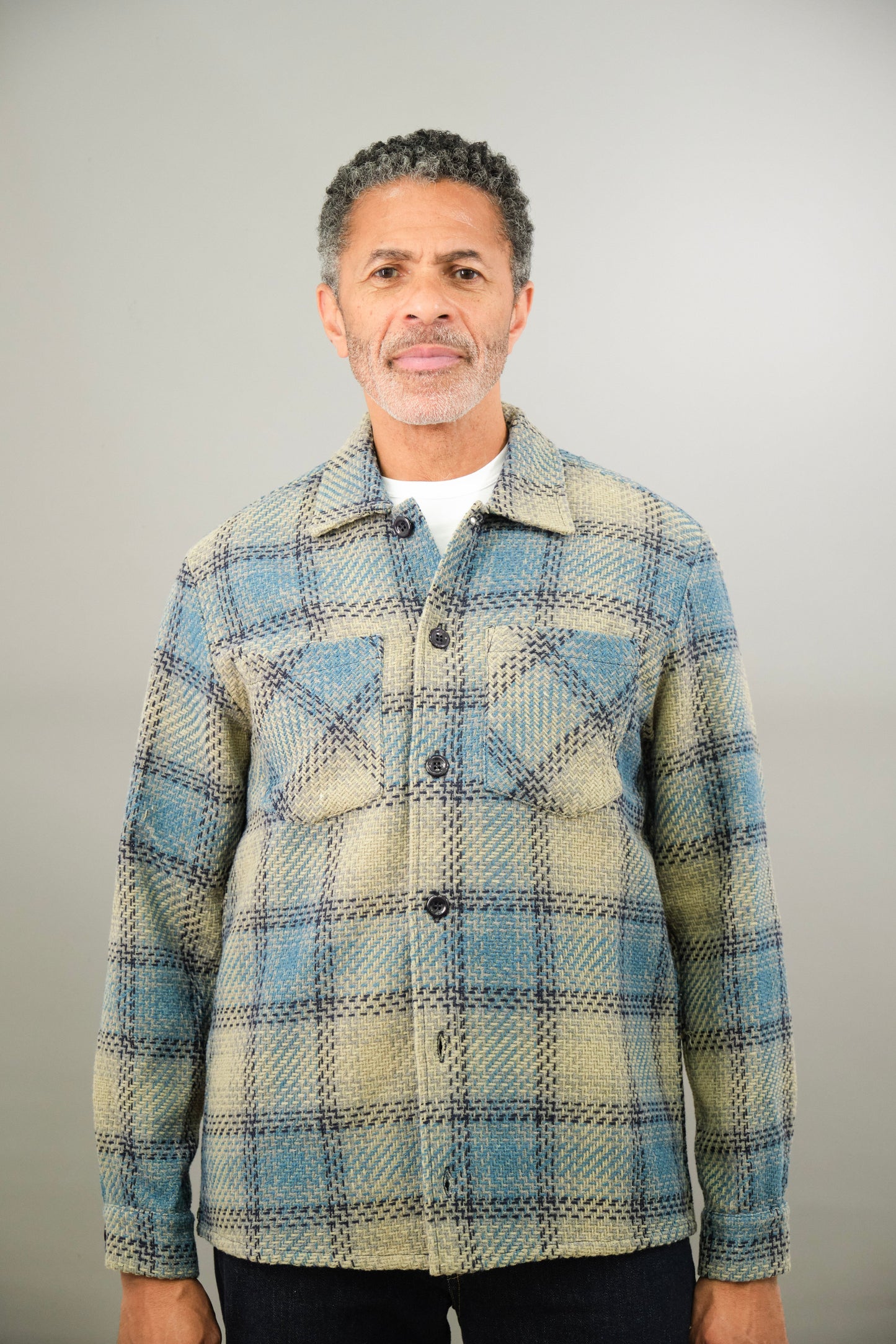 Bart Overshirt - Silver Navy