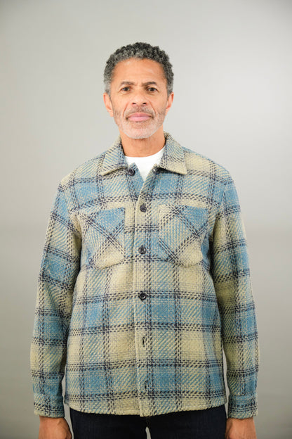 Bart Overshirt - Silver Navy