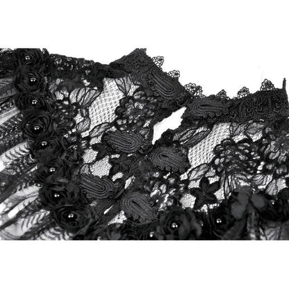 Dark in Love Morwenna Capelet Gothique Volants Dentelle