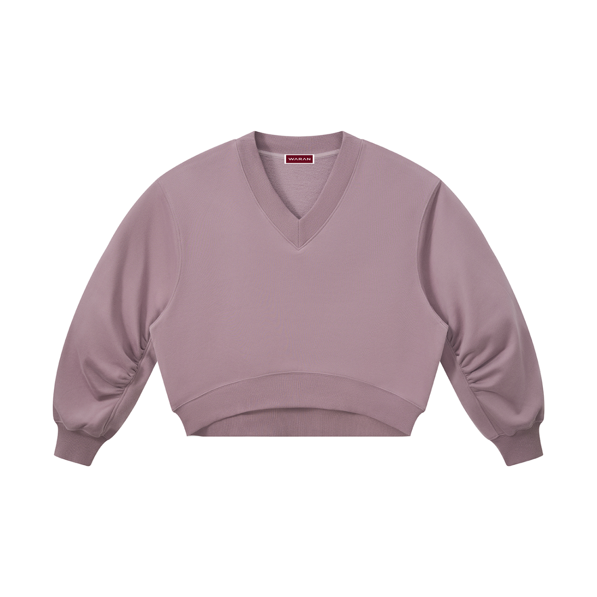 Women's Crop V-Neck Sweatshirt 280GSM