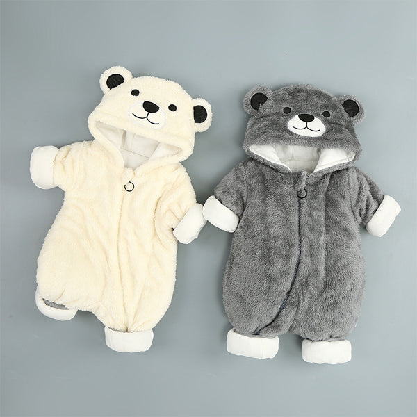 Bébé Ours Décontracté Coton fermetures éclair Taille Unique
