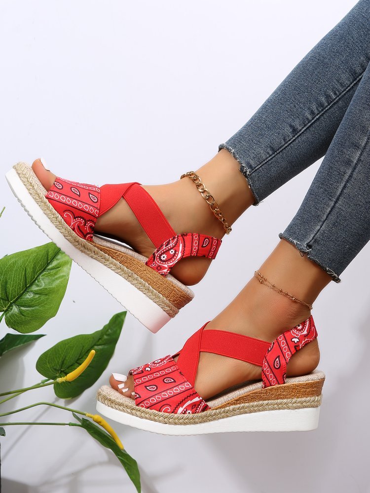 Women Ankle-strap Buckle Sandals