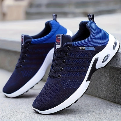 Men's Athletic Training Shoes - Comfortable Low Top Sneakers with Lace-Up Closure