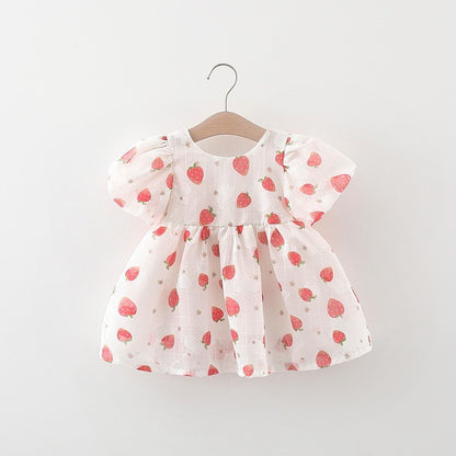 Baby Girl Puff Sleeve Dress