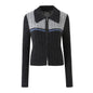 Wool Blend Slim Fit Short Cardigan