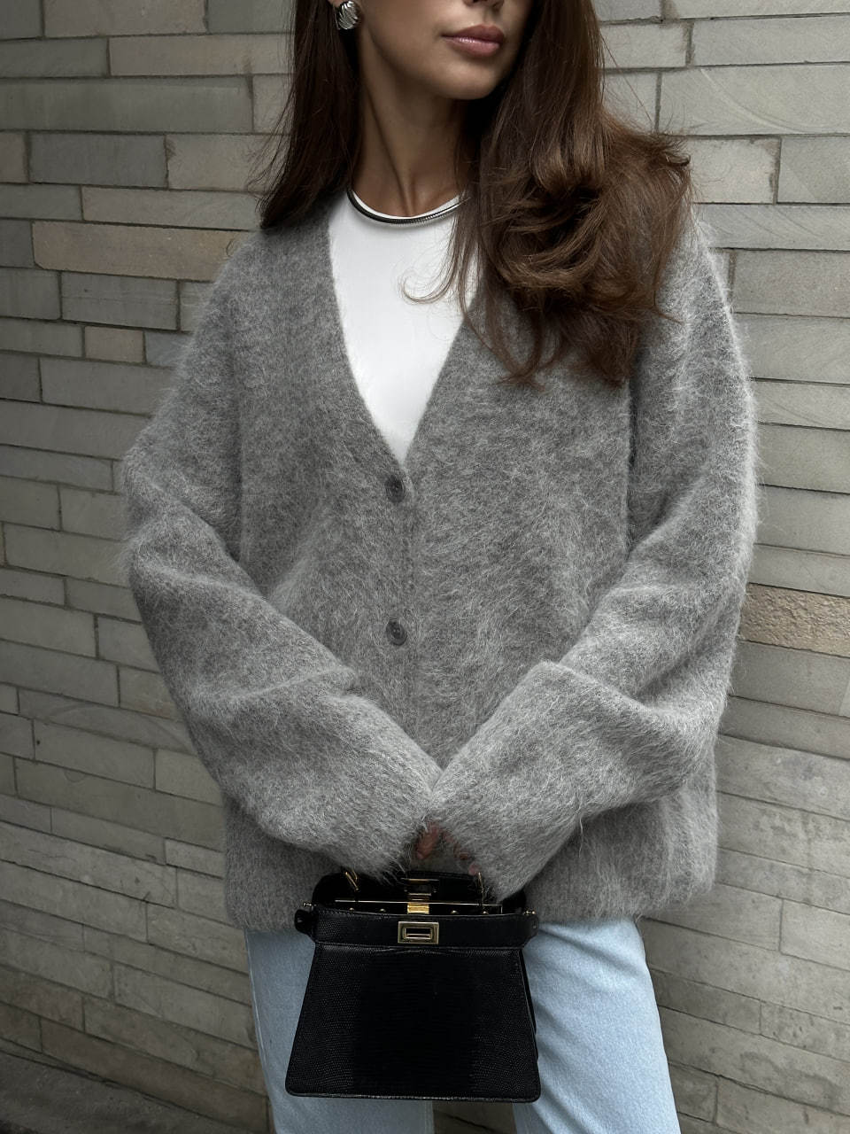 Knit Cardigan Sweater