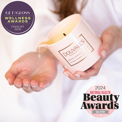 Argan Massage Candle - Orangery Orchard 180g | Intensely Nourishing and Hydrating Body Treatment