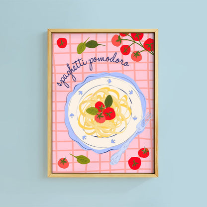 SPAGHETTI POMODORO PRINT