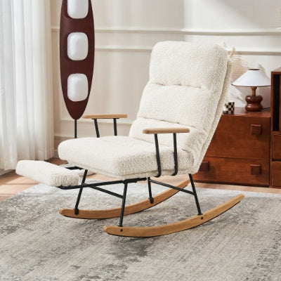 Fauteuil inclinable avec repose-pieds intégré