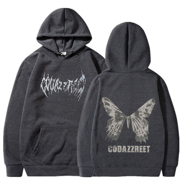 Hip Hop Butterfly Hoodie Streetwear