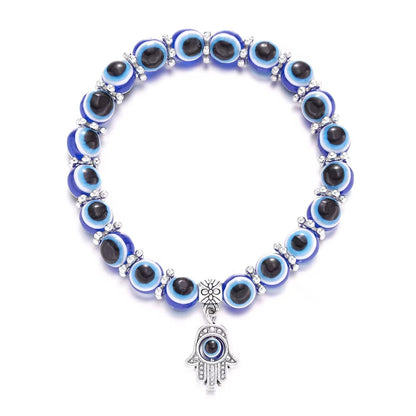 Blue Devil's Eye Bracelet