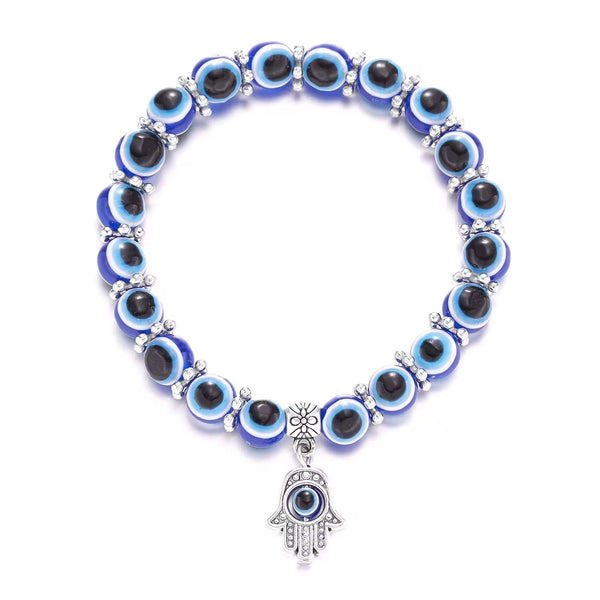 Blue Devil's Eye Bracelet