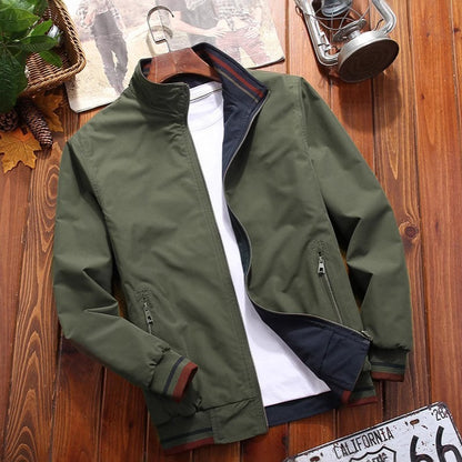 Mens Double-sided Stand Collar