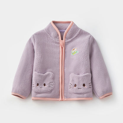 Children's Baby Fleece Cute Rabbit Coat