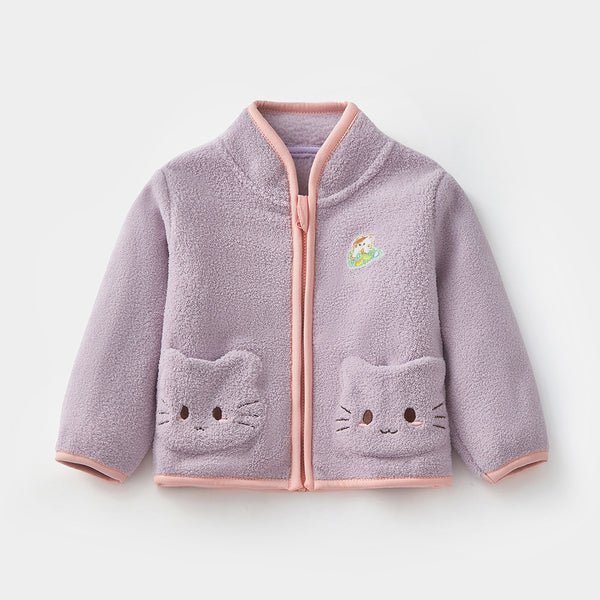 Children's Baby Fleece Cute Rabbit Coat