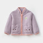 Children's Baby Fleece Cute Rabbit Coat