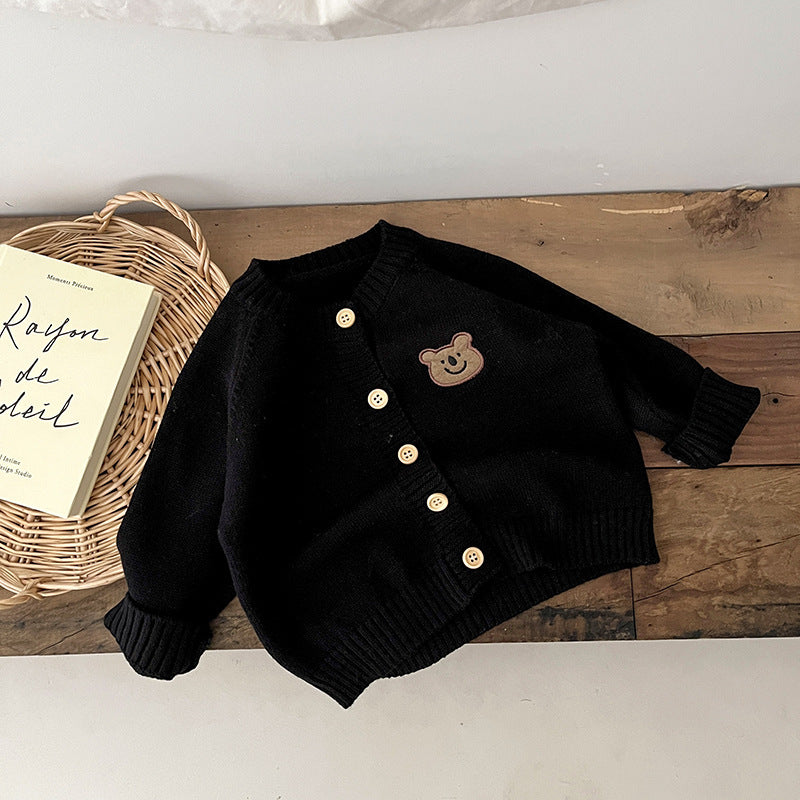 Babies Long Sleeve Knitted Cardigan