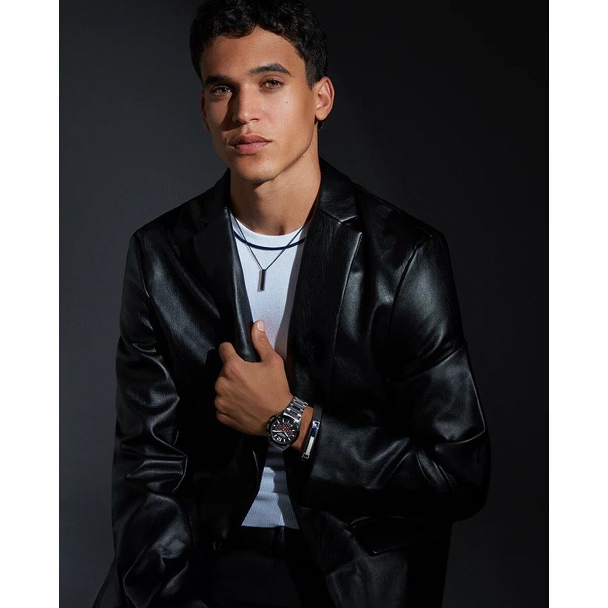 Men's Bracelet Viceroy 75378P01010 Sterling silver 925 Black