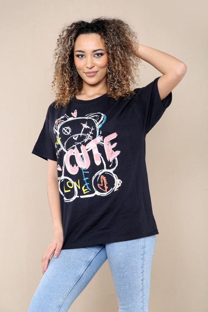 Womens Printed Short Sleeves T Shirts