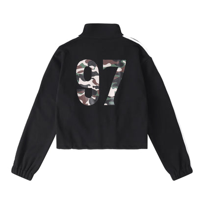 Stand Collar Loose Fit Jacket