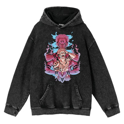 Jujutsu Kaisen Vintage Hoodie
