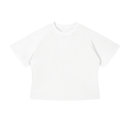 Women's Mineral Wash Crop T-Shirt 260GSM