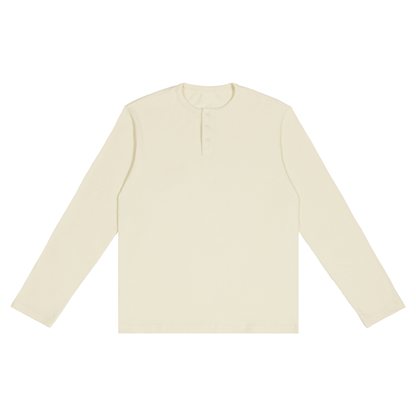 Waran Long Sleeve Henley neck T-Shirt