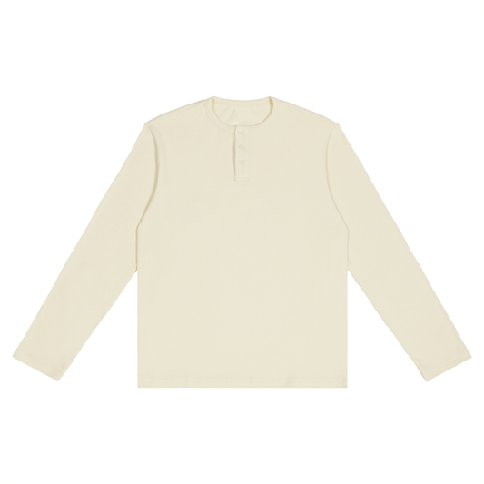 Waran Long Sleeve Henley neck T-Shirt