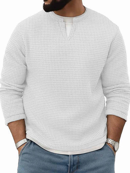 Crew-Neck Long-Sleeve Top