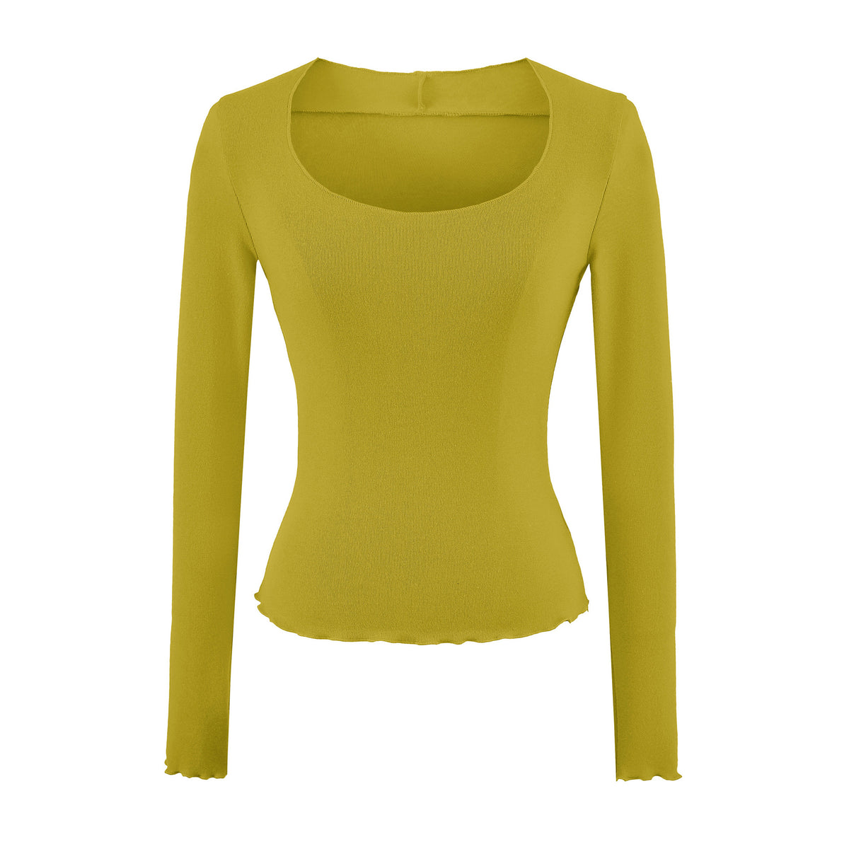 Women's U-Neck Long Sleeve T-Shirt