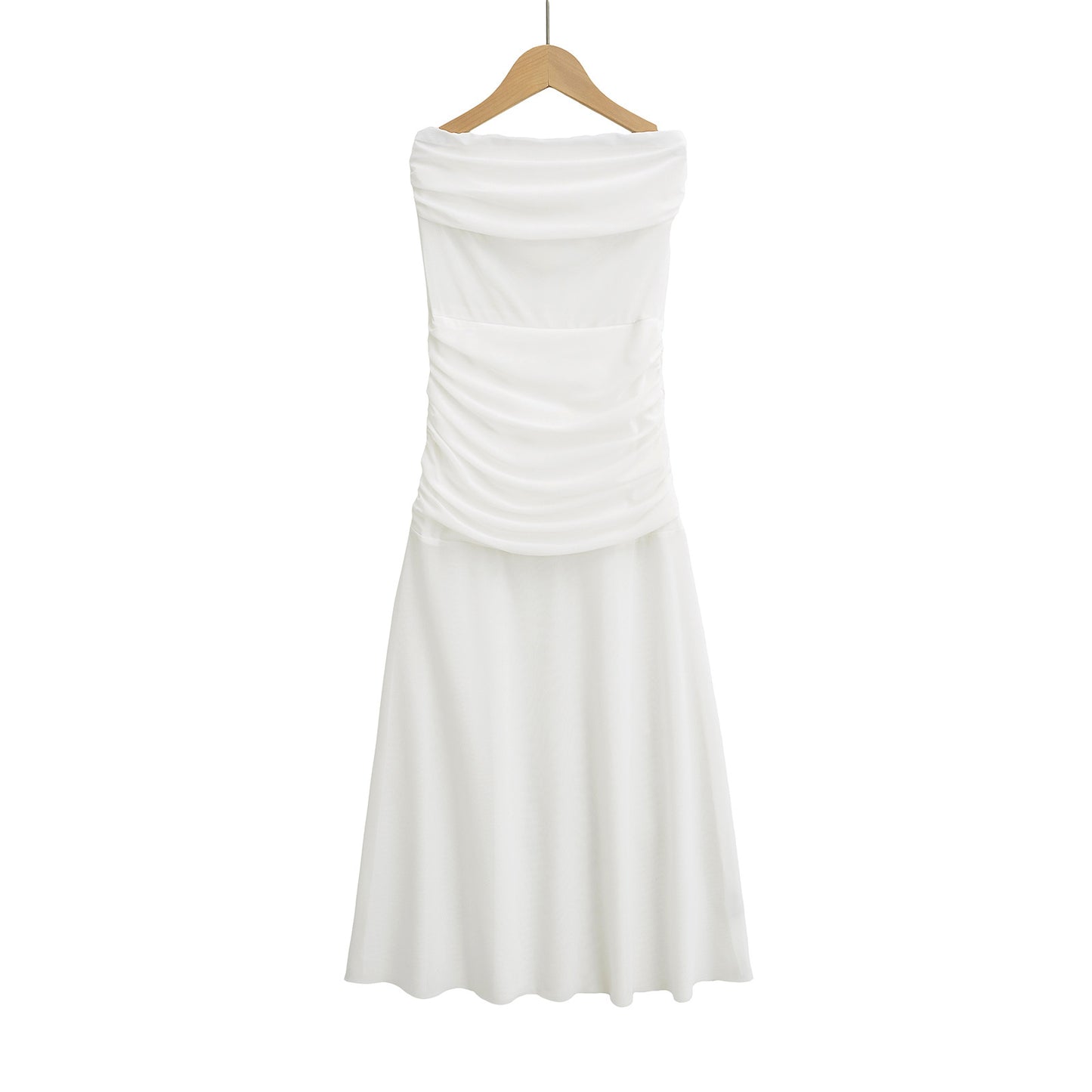 Chiffon Strapless Dress