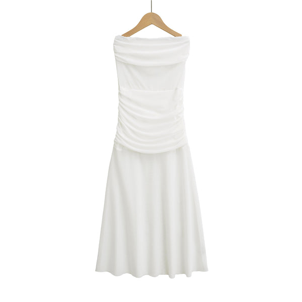 Chiffon Strapless Dress