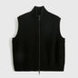 Women's Loose-Knit Wool Cardigan Vest