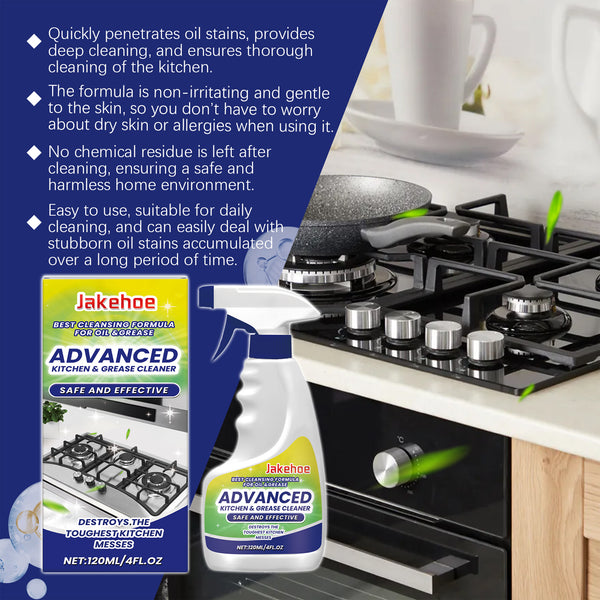 Kitchen Cleaner Oil Cleaning Gentle Home Care Cooktop Degreasing Foam Type