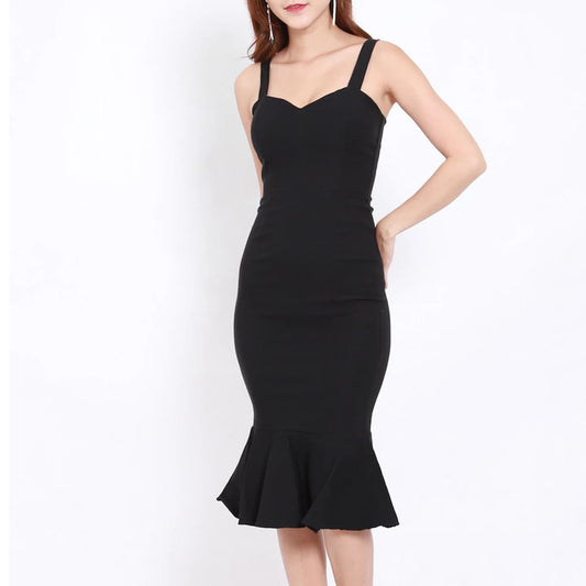 Sexy suspender dress