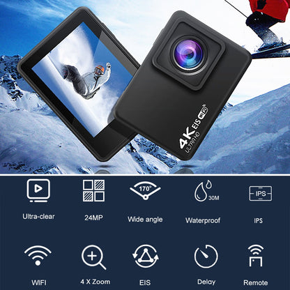 H10 EIS Anti-shake Action Camera Ultra HD 4K / 60fps