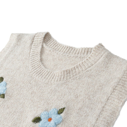 Women's Jacquard Knit Layering Vest
