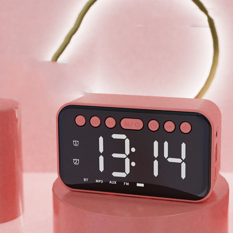 Alarm Clock Mini Bluetooth Speaker