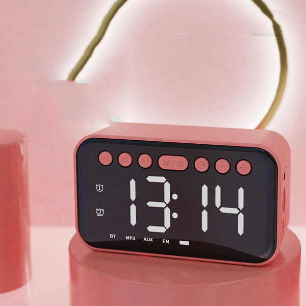 Alarm Clock Mini Bluetooth Speaker