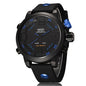 OHSEN Men's Dual Movement Waterproof Watch