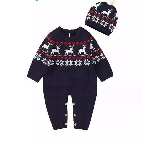Baby Knitted Jumpsuit Romper