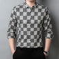 Men's Lapel Long Shirt