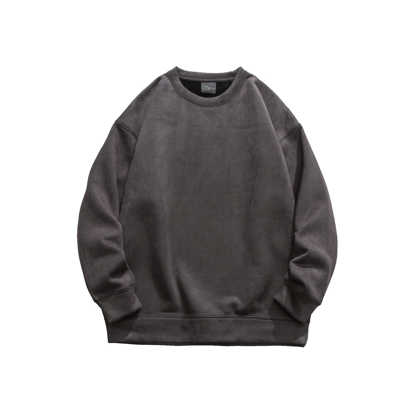 Suede Hooded Sweater