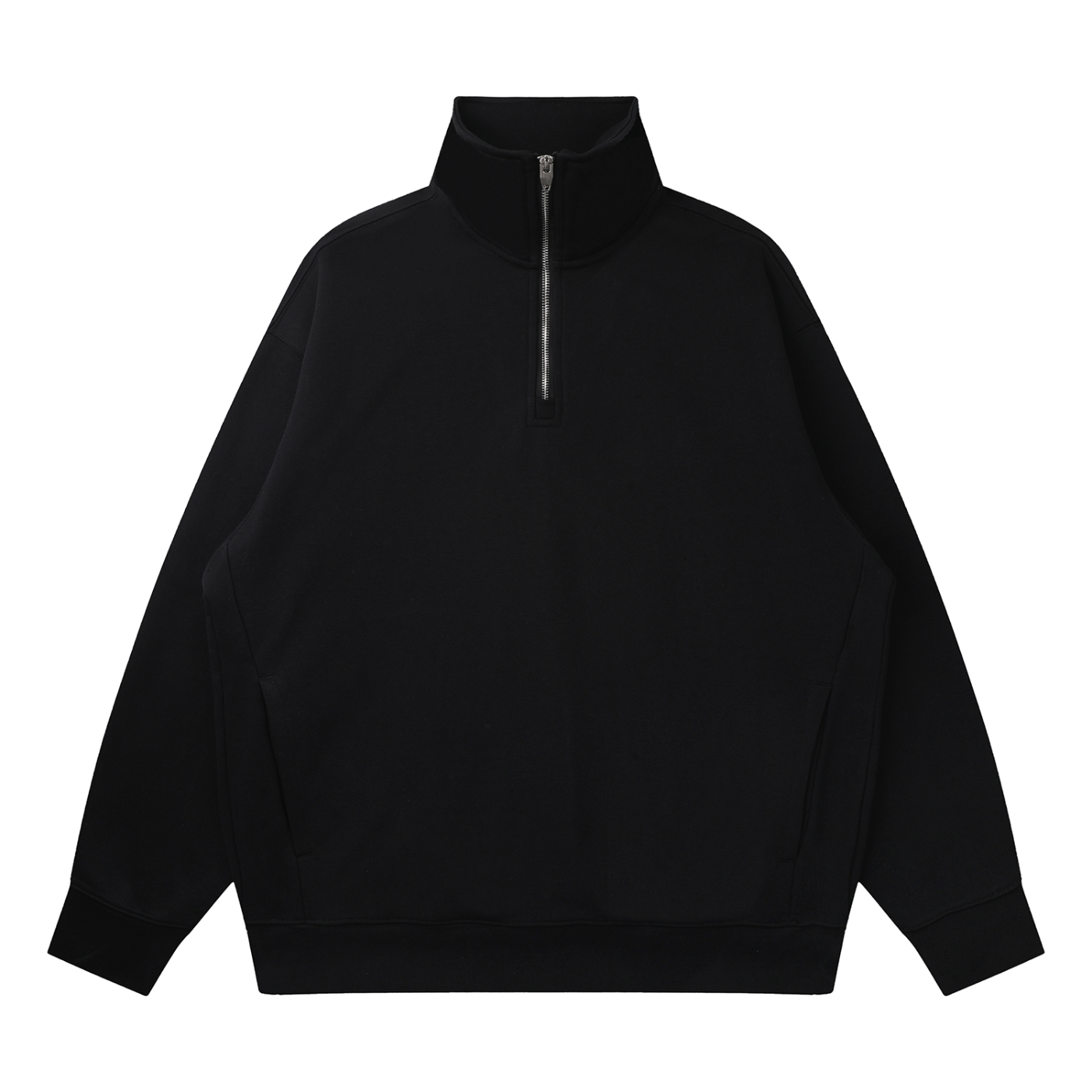 Waran Quarter-Zip Drop Shoulder Sweatshirt