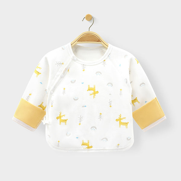 Grenouillère bébé en coton - Ouverture dos à mi-hauteur