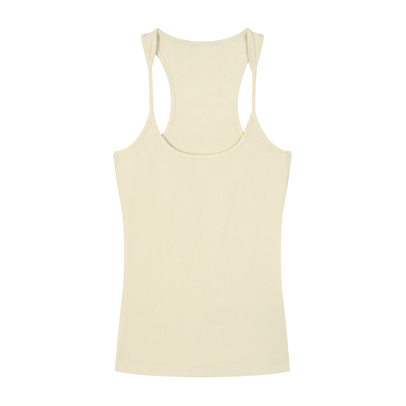 Slim Fit Ribbed Racerback Tank Top 280GSM