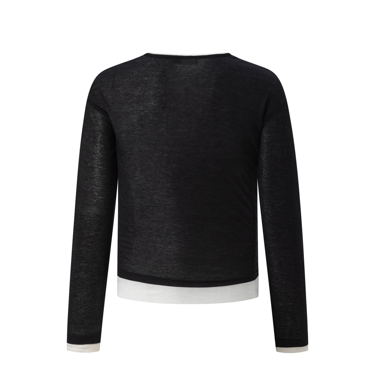 Fake Two-Piece Spliced Long Sleeve T-Shirt